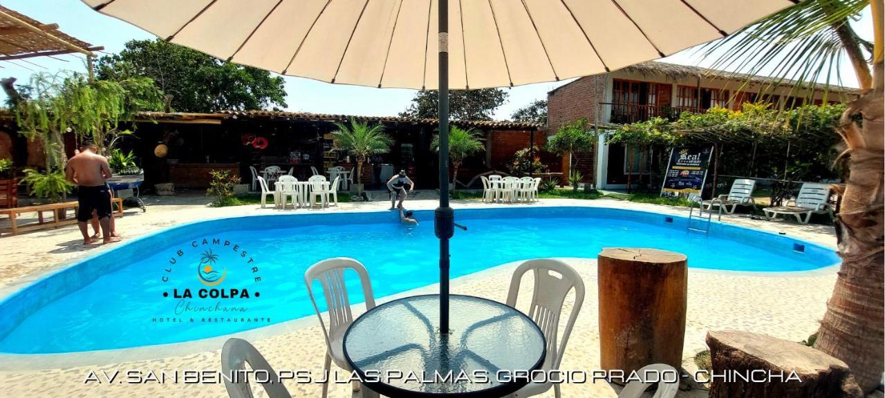 Hotel La Colpa Chincha Baja Esterno foto